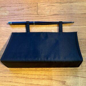 Black Silk Evening Bag